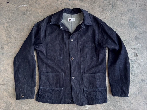 Tellason Palmer Denim Jacket - L - USA - 14.75oz Cone Mills White Oak - Rare - product listing photo