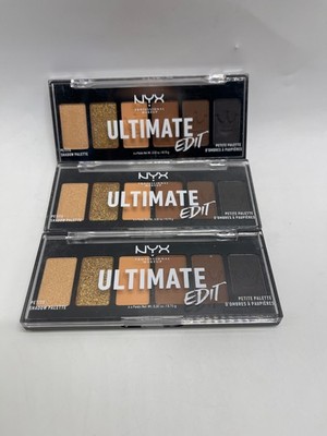 THREE (3) NYX Ultimate Edit Petite Shadow Palette Sealed USPP08 - Ultimate Queen