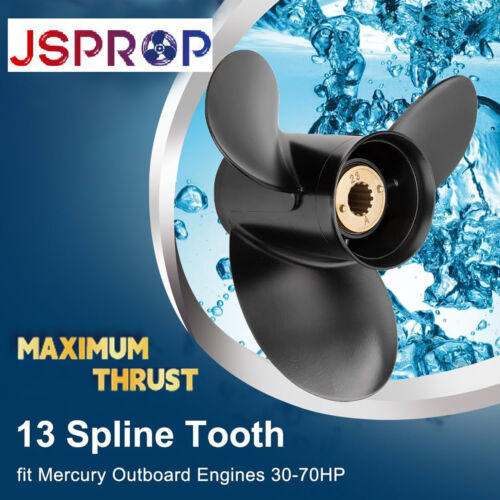 10 3/4 x 12 Pitch Boat Propeller for Mercury 25-70 HP 13 Tooth NO. 48-816702A40 - Picture 3 of 7