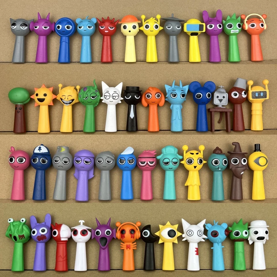48PC Sprunki Rhythm Box Game Action Toy Game Action Figures Toy Figurine Gift UK