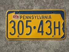 1966 Pennsylvania License Plate PA Penna Chevrolet Ford Chevy Dodge 30543H
