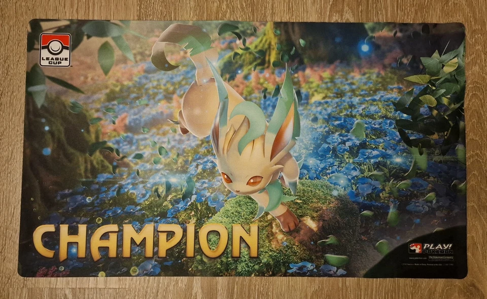 Playmat/ Tapis De Jeu Pokemon Phyllali Champion - Photo 1/1