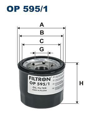 FILTRON OP 595/1 Filtro Olio conveniente