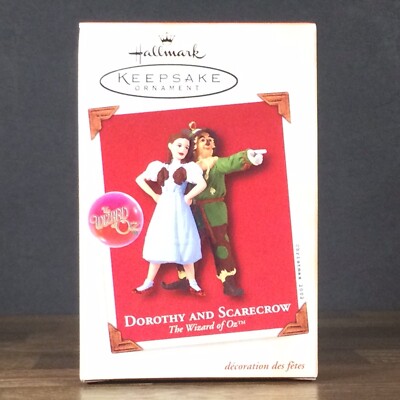Hallmark Keepsake Ornament 2002 Dorothy and Scarecrow The Wizard of Oz