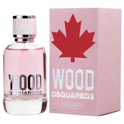 Dsquared2 Wood  3.4 Fl oz /100 ml EDT Spray Women New Perfume