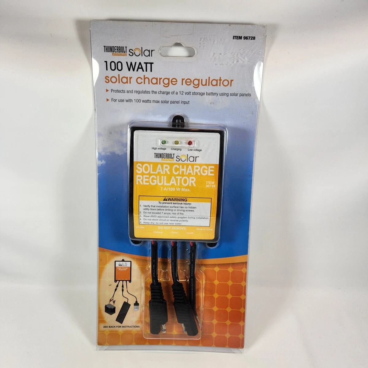 Thunderbolt Solar Solar Charge Regulator 12V 100W, 96728, 40 OFF