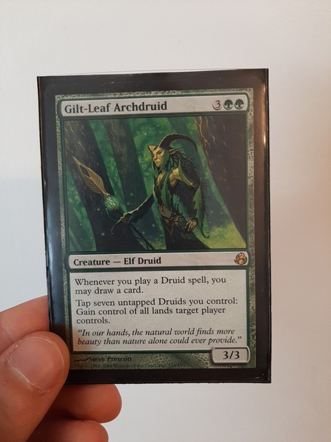 GILT-LEAF ARCHDRUID MTG neuf dans sa boîte la liste rare EUR 2,98