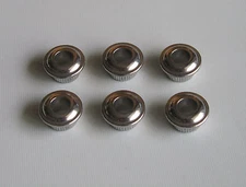 60pcs Metal Chrome 10mm Guitar Tuning Keys Conversion Bushings Adapter Ferrules 