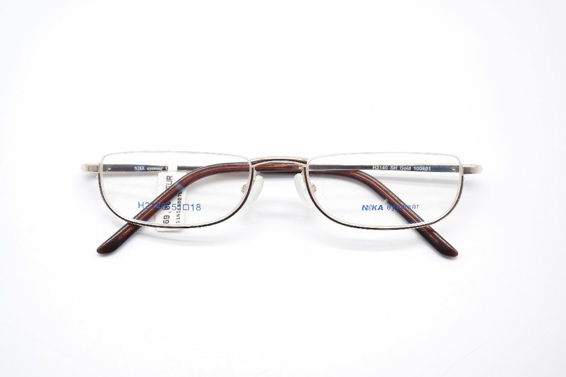 Monture De Lunettes NIKA R2370 Argent Et Noir - Neuf Avec étiquettes - Taille 53[]18 145