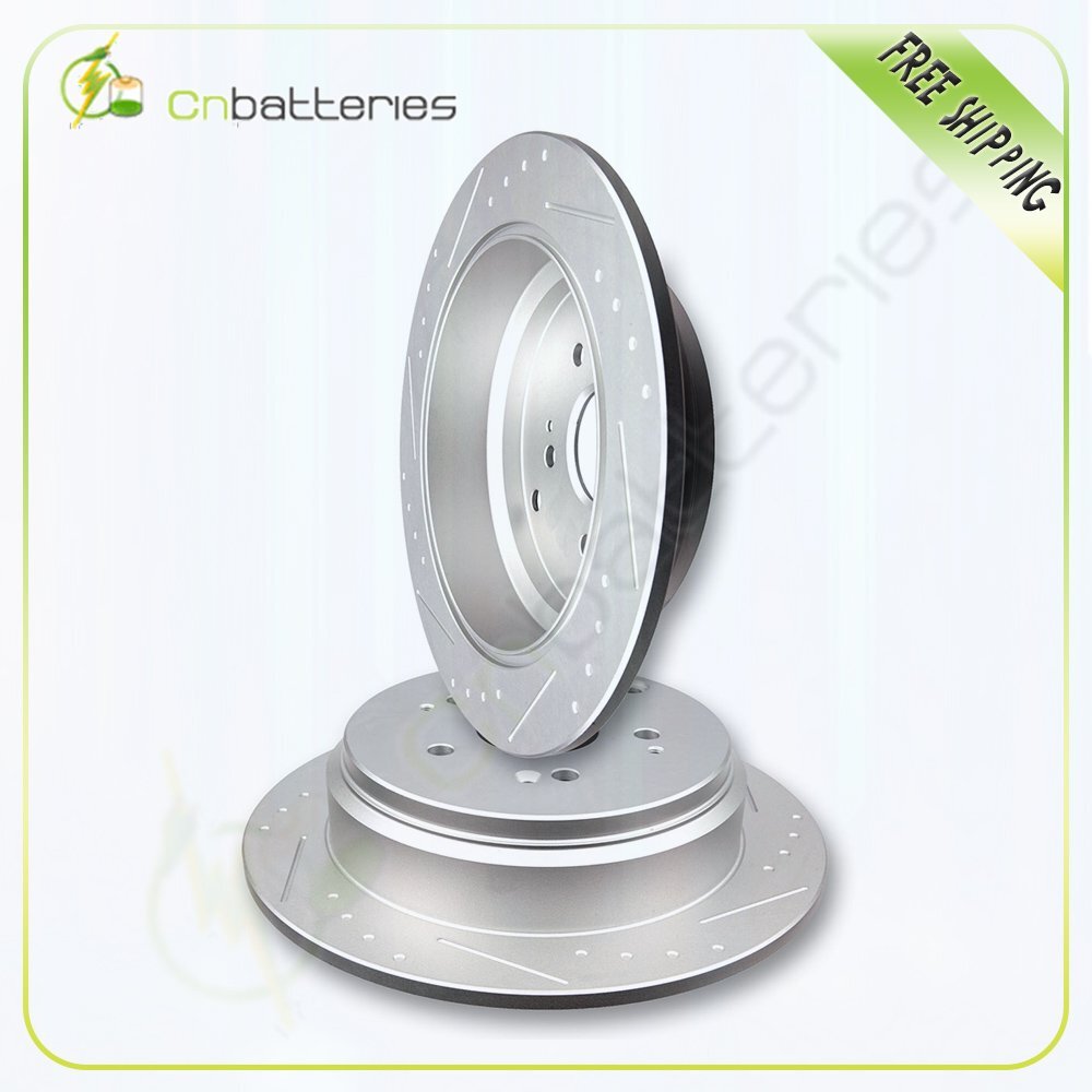 Rear Brake Discs Rotors For Honda Odyssey 2002 2003 2004 Drilled