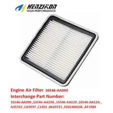 Air Filter For 2005-2019 Subaru Legacy Outback 2.5L 3.0L 3.6L 16546-AA090 AF3984