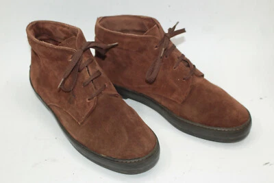 Tod's Hombre Zapatos Talla 8 Europa 41 Marrón Ante S9289 - Imagen 1 de 4