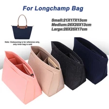 New Organiser Insert For Le Pliage Tote Bags Shoulder Bags Nylon Leather Handbag