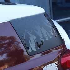 Rear Windows American Flag Mountain Decal Stickers For Toyota Fj Cruiser 2007-21
