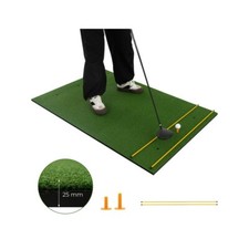 5 x 3 FT Golf Hitting Mat Artificial In/Outdoor Turf Golf Training Play Mat 25mm