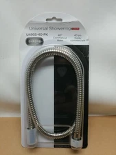 Delta U495S-40-PK Stainless Steel Hand Shower Replacement Hose (40") Chrome