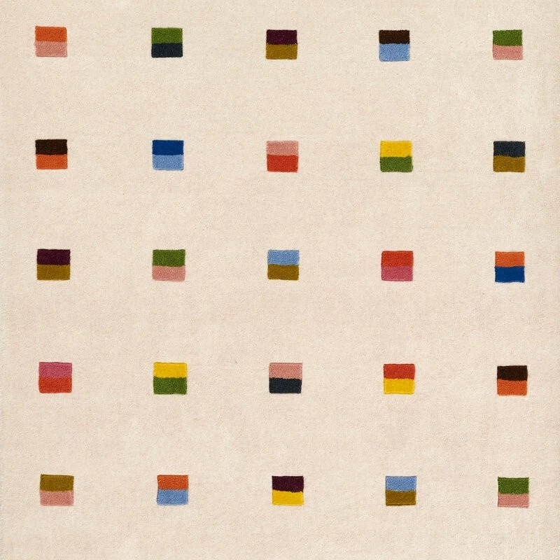 Alfombras modernas Piasa | Alfombra de lana | Alfombra acolchada a mano | Alfombra de área | Alfombras de diseño Foto 4 de 4