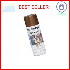 Rust-Oleum 286525 Stops Rust Metallic Spray Paint, Dark Copper , 11 Oz (Pack of 