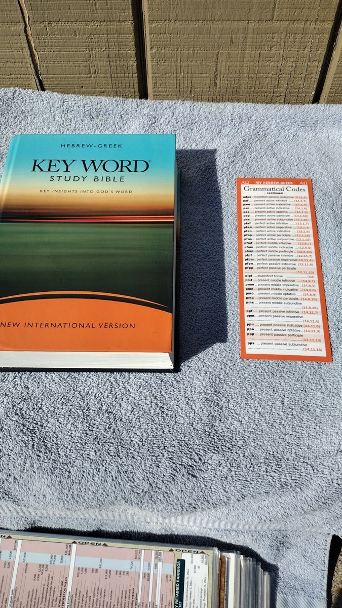 聖書Hebrew-Greek Key Word Study Bible The Hebrew-Greek Key Word Study Bible: CSB Edition, Black Genuine