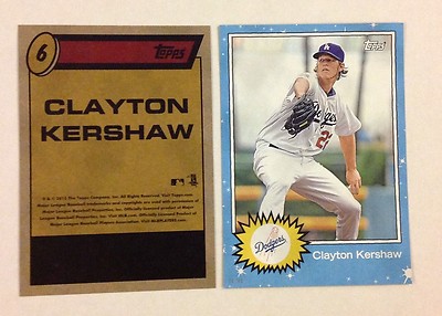 Clayton Kershaw #6 Dodgers ACE #ed/49 made 5x7 2015 Topps MLB Star Wars Tribute