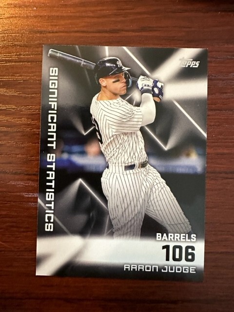 2023 Topps #SS-9 Aaron Judge Significant Statistics- Yankees