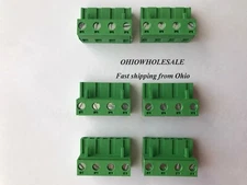 4 Pin 7.62mm Pitch  Phoenix Contact Connector Plug PCB Terminal Block Set of 6