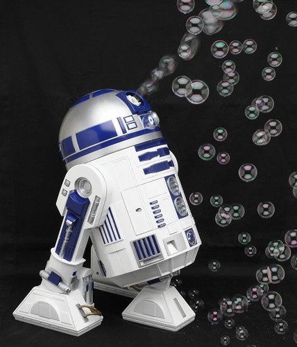 STAR WARS R2D2 BUBBLE MACHINE ! Sons & Lumières ! + 40 cm ! - Imagen 2 de 4