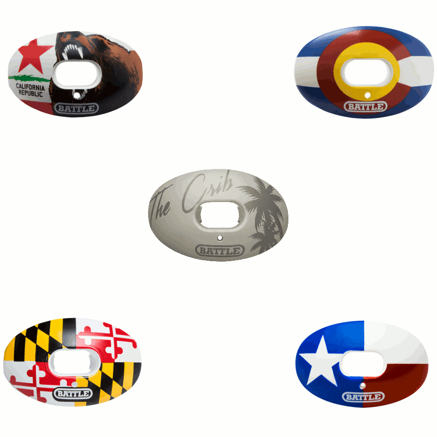 Battle Sports Oxygen Mouthguard Limited Edition State Flags | eBay