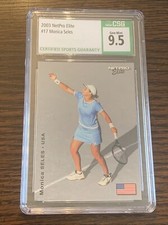 2003 NETPRO ELITE /2000 MONICA SELES ROOKIE CSG 9.5 GEM MINT W@W!!  HTF