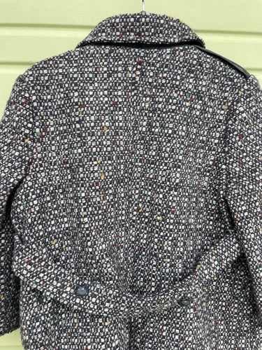 Vintage F.W. Fischer Girls Design Wool Coat Button front size 4 #6034 FAST SHIP! - Picture 10 of 13