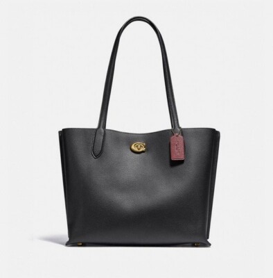 COACH C0689 Willow tote Black NWT | eBay