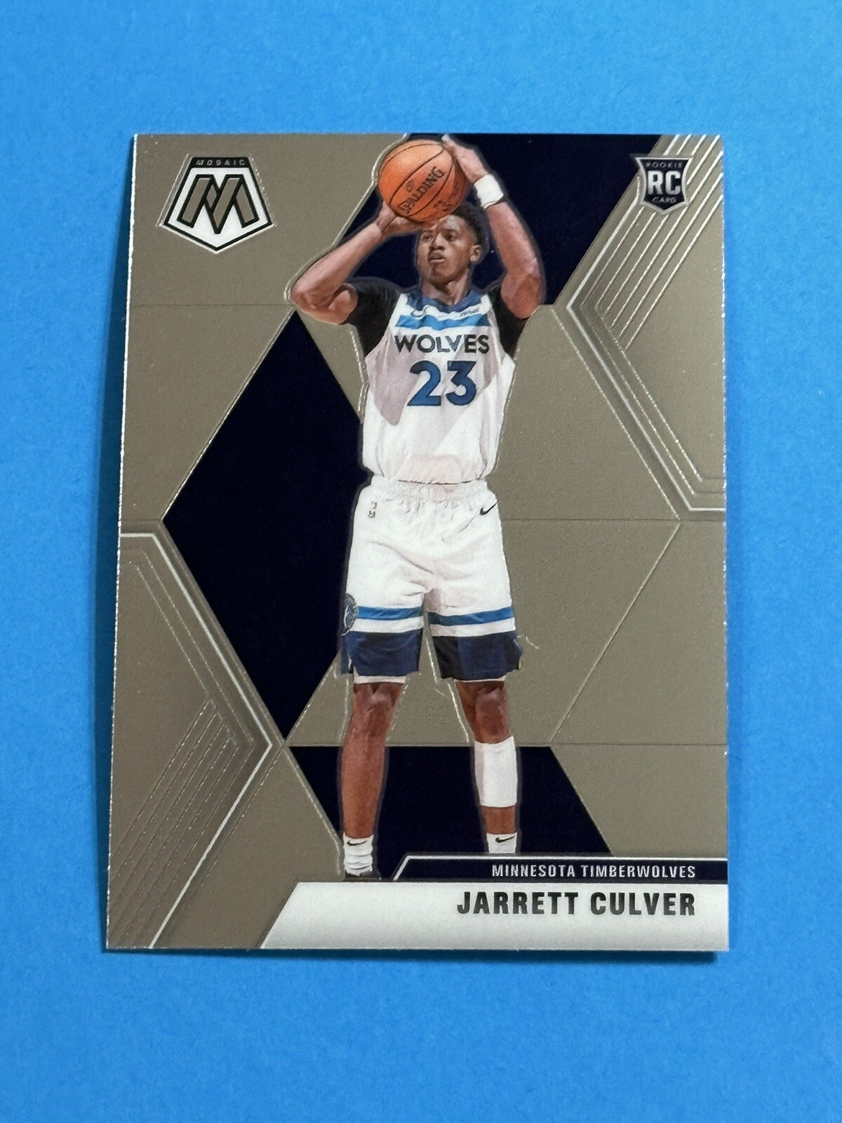 2019-20 Panini Mosaic Jarrett Culver Rookie #201 Minnesota Timberwolves RC (C)