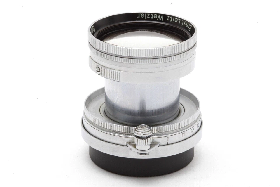 Lente de montaje con tornillo Leica Leitz 5 cm f2 Summitar 10 hojas M39 #42145 Foto 3 de 4