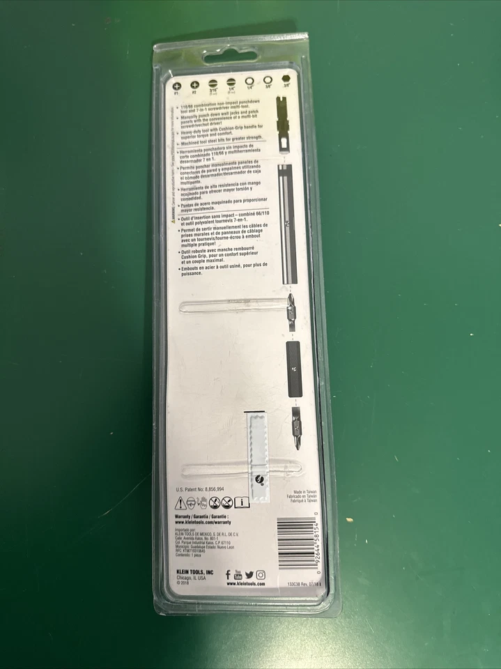 Klein Tools VDV001-081 Punchdown Screwdriver Multi-Tool - Image 2 of 2