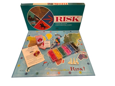 #ad #ad Vintage Risk Parker Brothers Continental Board Game 1968 COMPLETE $49.99