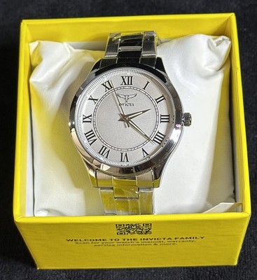 Invicta Specialty I 69886 Men's Quartz Watch 42mm Silver Dial Stainless NEW