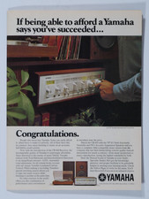 1978 Yamaha CR-420 Receiver The Natural Sound Vintage Original Print Ad