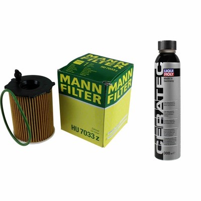 MANN-FILTER ÖLFILTER HU 7033 z + LIQUI MOLY Cera Tec 3721