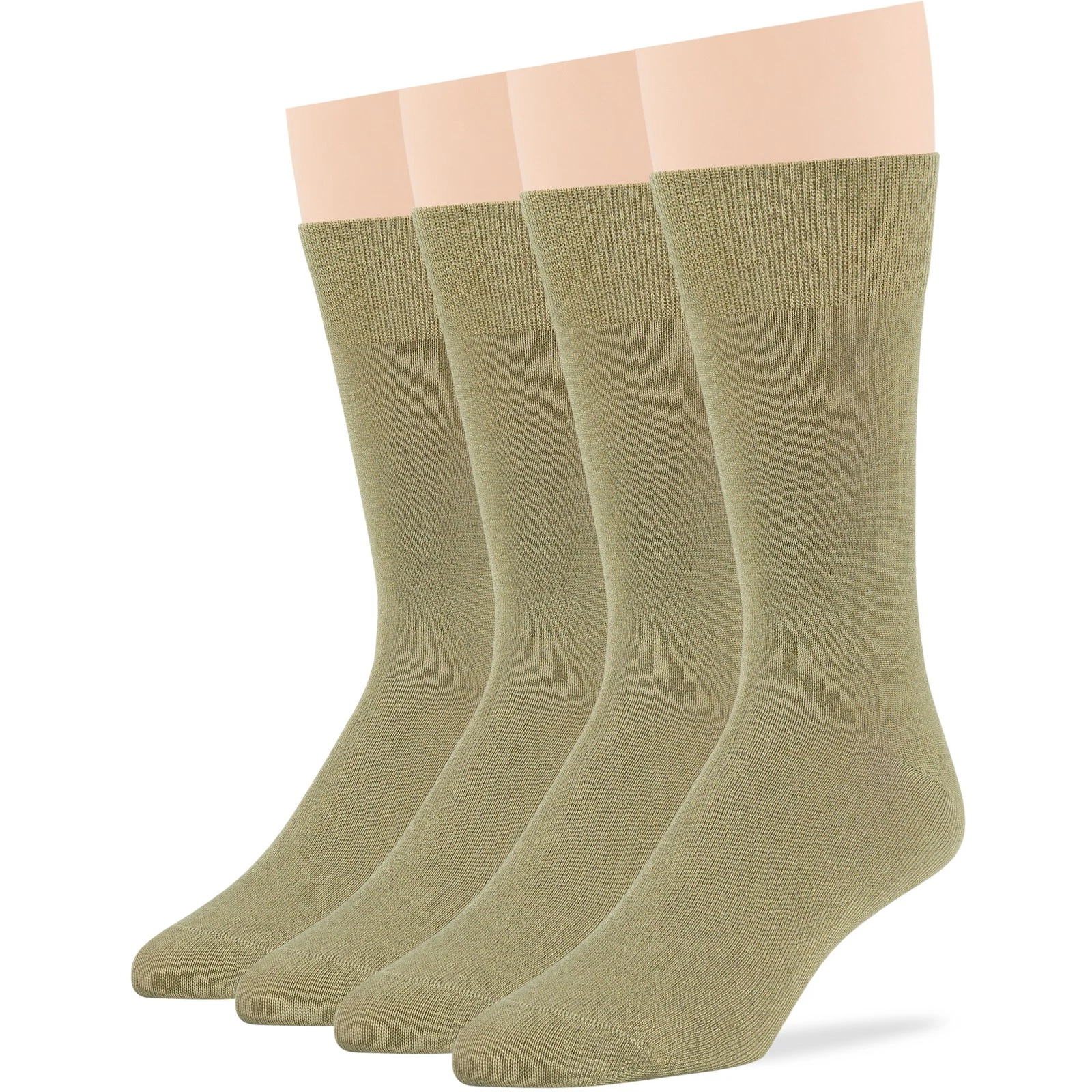 Men Viscose From Bamboo 4 Pack Breathable Dress Casual Socks Large 10-13 Khaki
Opens in a new window