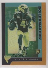 2021 Panini Chronicles Draft Picks Flux Orange Rondale Moore #245 2l4