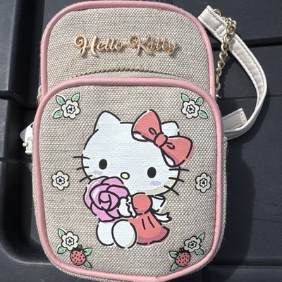 Hello Kitty Crossbody Bag Cell Phone Holder Primark Exclusive NEW with Tags