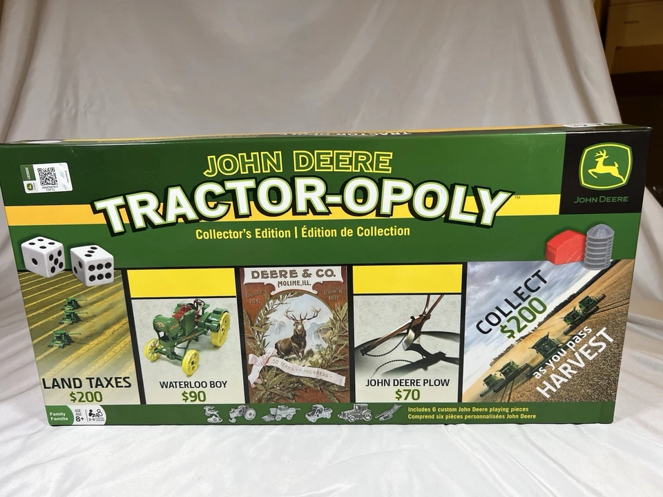 John Deere Tractor-Opoly Edición Coleccionista Monopoly Piezas Completas Selladas Foto 2 de 4