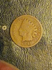 1891 Indian Head Cent/Penny ~ Scarce ~ VG Condition All Natural Coin