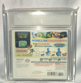 Pokemon Art Academy Nintendo 3DS 2014 VGA Gold 85+ Y-Folds New Graded 1st Print