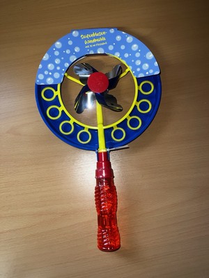 Windmühle Bubble Maker Maschine Kinder Kleinkinder Spiel Spielzeug rotierende