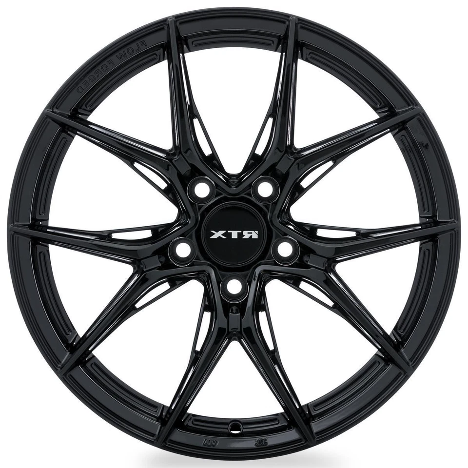 5x114.3 Set of 4 16" Rims Black Alloy Wheel fits 2013-21 Nissan NV200, OEW0 RTX - Image 3 of 4