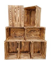 Wooden Boxes, Decor Storage Wooden Crates, 39x29x24 cm, Solid Storage Trunks