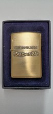 Zippo 2013 Mini Filtro Super 25 Finitura Ottone Accendino Olio con Scatola