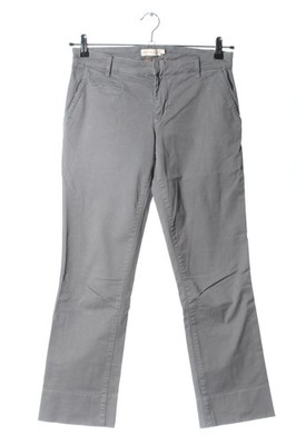 TORY BURCH Hüfthose Damen Hose Gr. DE 40 hellgrau Casual-Look