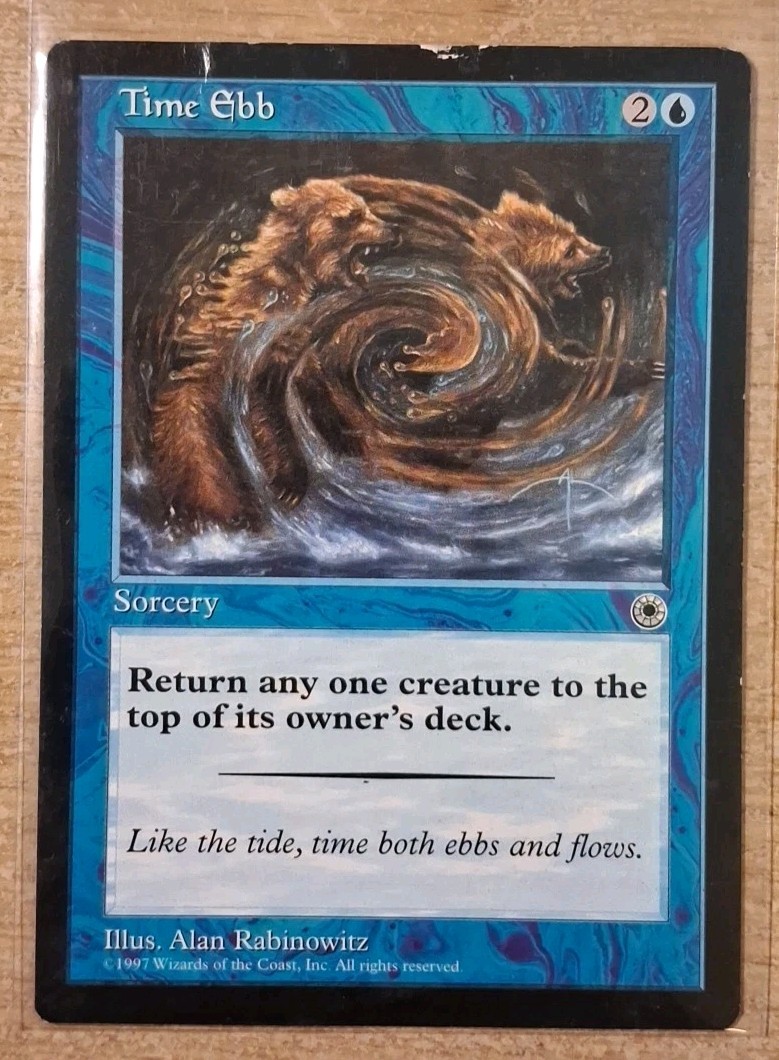 1997 MAGIC THE GATHERING PORTAL TIME EBB TD25 